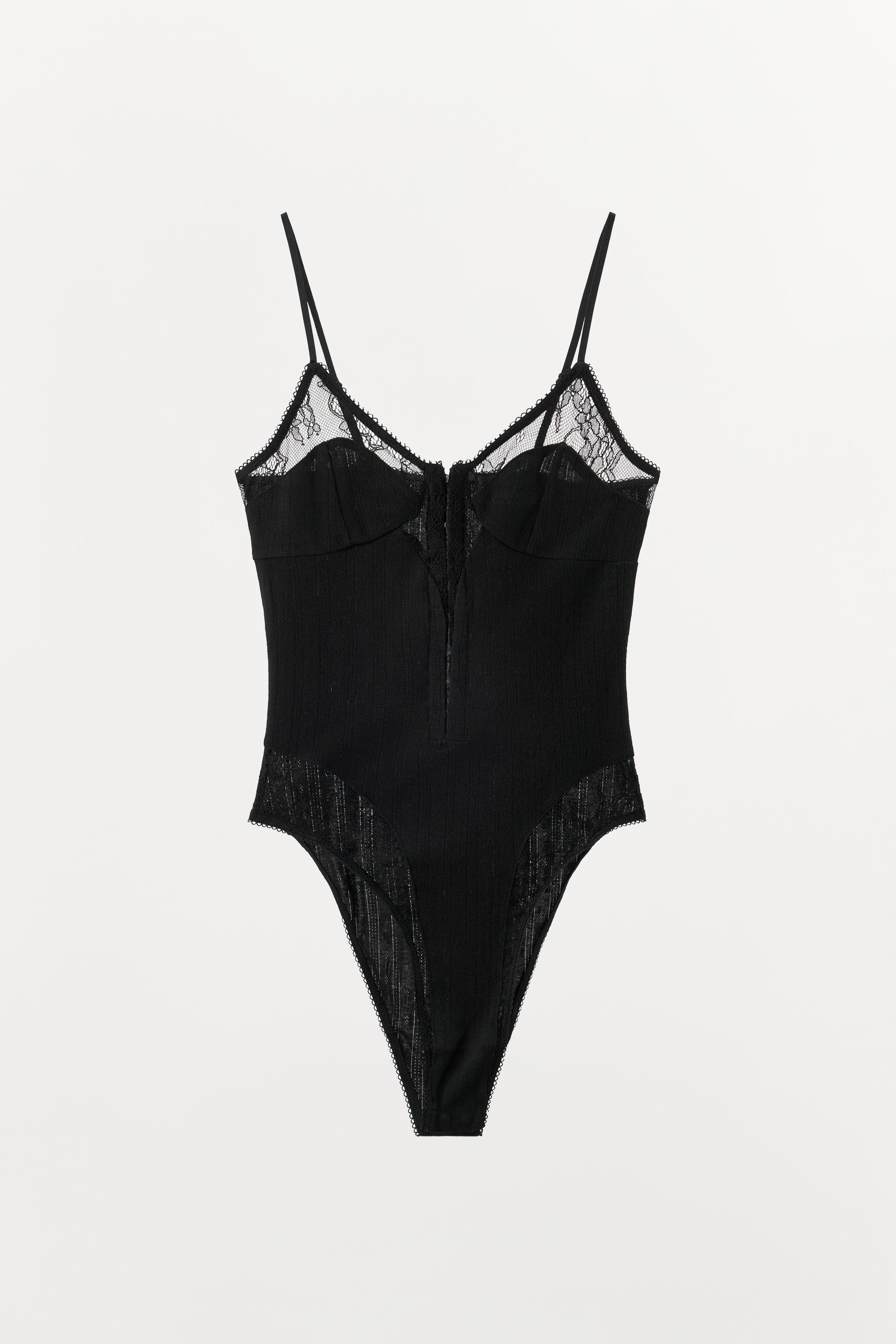 POINTELLE LACE BODYSUIT